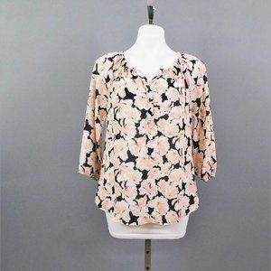Apt. 9 Women Shirt Pink Black S